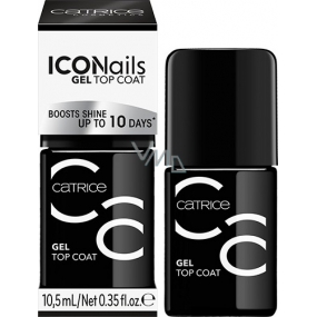 Catrice ICONails Gel Top Coat krycí lak na nechty 10,5 ml