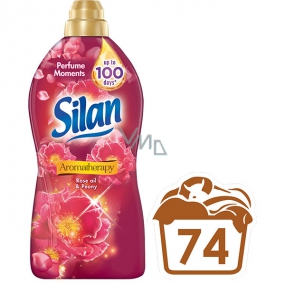 Silan Aromatherapy Nectar Inspirations Rose oil & Peony aviváž 74 dávok 1850 ml