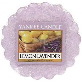 Yankee Candle Lemon Lavender - Citrón a levanduľa vonný vosk do aromalampy 22 g