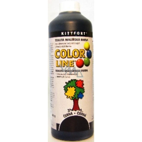 Kittfort Color Line tekutá maliarska farba Čierna 500 g