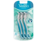 Gillette Venus 3 Sensitive jednorazové holítko 3 kusy pre ženy