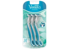 Gillette Venus 3 Sensitive pohotové holítko 3 kusy pre ženy