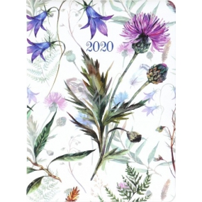Albi Diár 2020 denný Lúčne kvety 17 x 12,6 x 2,4 cm