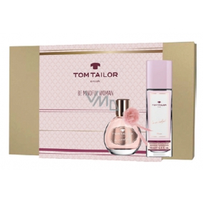 Tom Tailor Be Mindful Woman toaletná voda 30 ml + parfumovaný deodorant sklo 75 ml, darčeková sada