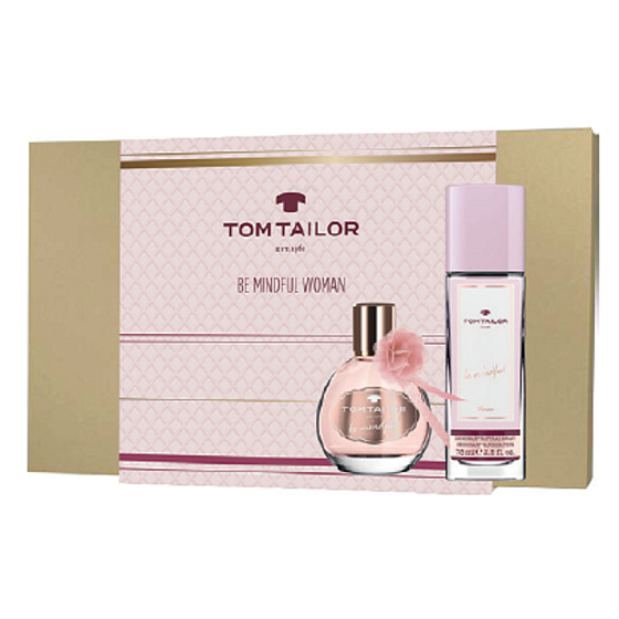 Tom Tailor Be Mindful Woman toaletná voda 30 ml + parfumovaný deodorant sklo 75 ml, darčeková sada