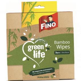 Fino Green Life Handrička utierka bambus multifunkčná 35 x 35 cm 3 kusy
