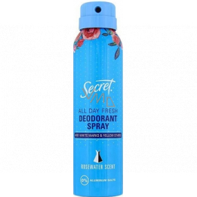 Secret Rosewater dezodorant sprej pre ženy 150 ml