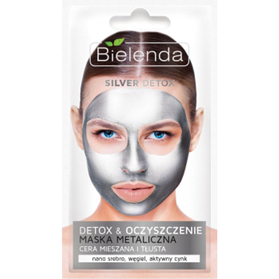 Bielenda Silver Detox maska na zmiešanú a mastnú pleť 8 g