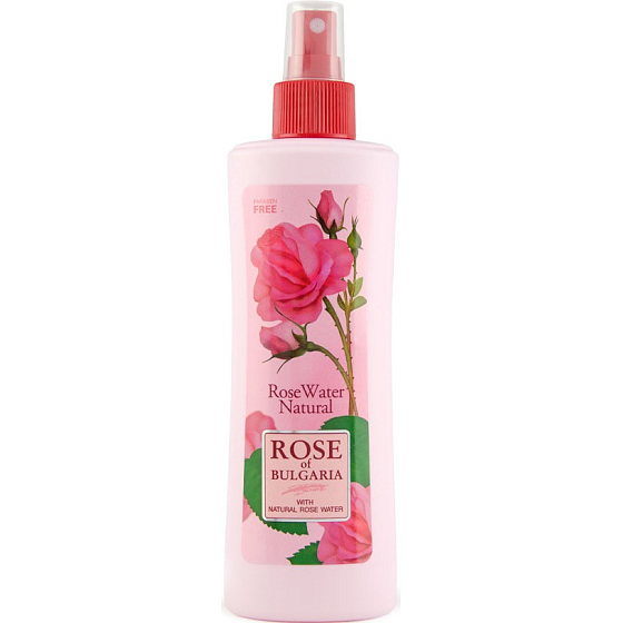 Rose of Bulgaria Prírodná ružová voda pre všetky typy pleti v spreji 230 ml