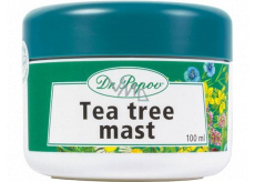 Dr. Popov Tea Tree dezinfekčná masť na opary, akné, kožné problémy 100 ml