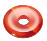 Karneol Donut prírodný kameň 30 mm, Naučte nás tu a teraz