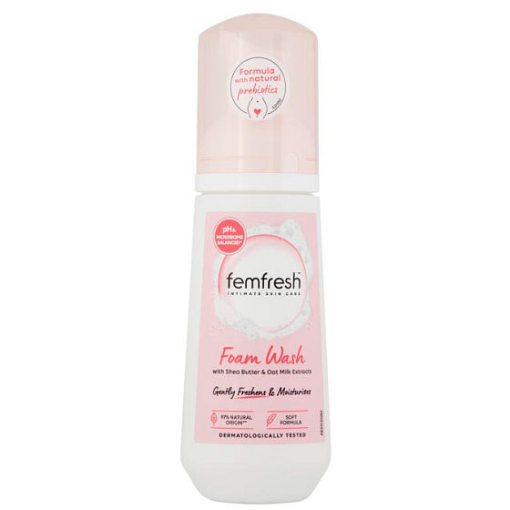 Femfresh Intimná čistiaca pena s bambuckým maslom 150 ml
