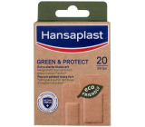 Hansaplast Green & Protect udržateľná textilná náplasť 20 kusov