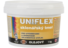 Uniflex sklenářský tmel 1 kg