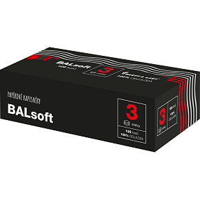 BALsoft 3vrstvé papierové vreckovky v krabici, 105 ks
