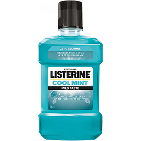 Listerine Cool Mint Mild Taste ústna voda, 1 l Listerine Cool Mint Mild Taste ústna voda, 1 l
