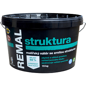 REMAL Štruktúra maliarska farba so zrnitou štruktúrou, 15 kg REMAL Štruktúra maliarska farba so zrnitou štruktúrou, 15 kg