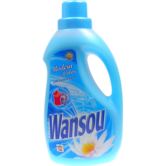 Wansou Modern & Color tekutý prací prostriedok na farebné prádlo16 dávok 1 l