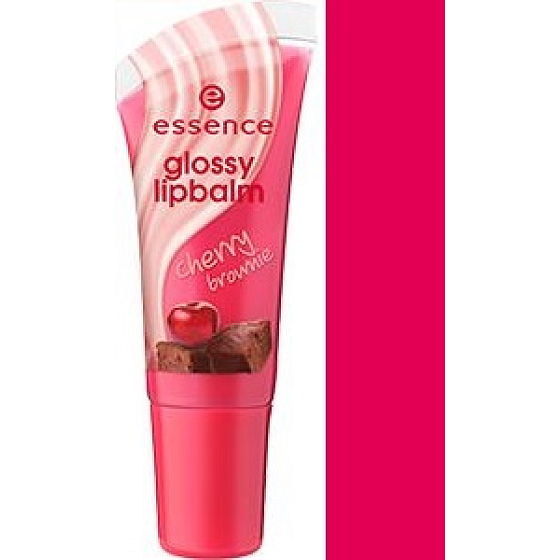 Essence Glossy Lipbalm balzam na pery s leskom 03 Cherry Brownie 8 ml