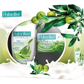 Palmolive Naturals Olive Milk sprchový gél 250 ml + tuhé mydlo 90 g, Olivový dotyk kozmetická sada