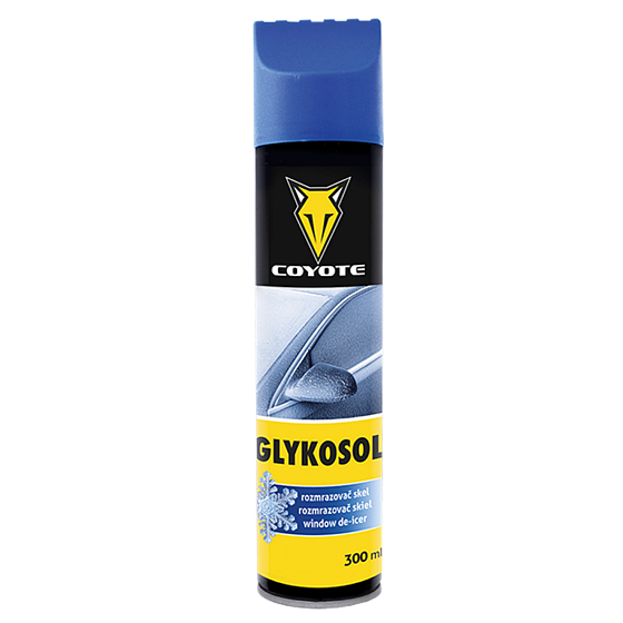 Coyote Glykosol rozmrazovač skiel so škrabkou sprej 300 ml