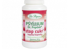 Dr. Popov Psyllium Stop Cukor kapsule 120 kusov 104 g