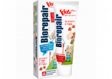 BioRepair Junior Zubná pasta s jahodovou príchuťou pre deti 0-6 rokov 50 ml