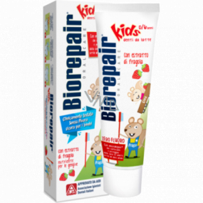 Biorepair Kids Zubná pasta s jahodovou príchuťou pre deti od 0 do 6 rokov 50 ml