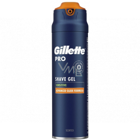 Gillette Pro Sensitive gél na holenie pre mužov 200 ml