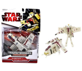 Star Wars Transformer vesmírna loď transformujúca sa na figúrku 1 kus rôzne typy, odporúčaný vek 5+
