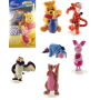 Disney Medvedík Pú, minifigúrka 1 ks 5 cm rôzne druhy z rodiny