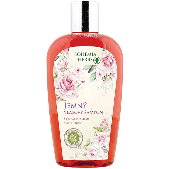 Bohemia Gifts Šampón so šípkami a ružou pre všetky typy vlasov 250 ml