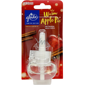 Glade Warm Apple Pie s vôňou červeného jablka a škorice tekutá náplň do elektrického osviežovača vzduchu 20 ml