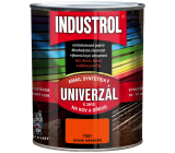 Industrol S2013 Univerzál lesk vrchní barva na kov a dřevo 7551 Oranžová 0,75 l