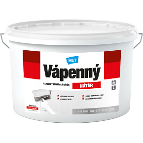 HET vápenný nátěr, biely, 6 kg
