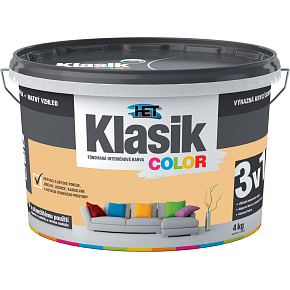 Het Klasik Color maliarska farba, 0637 žlto-oranžová, 4 kg