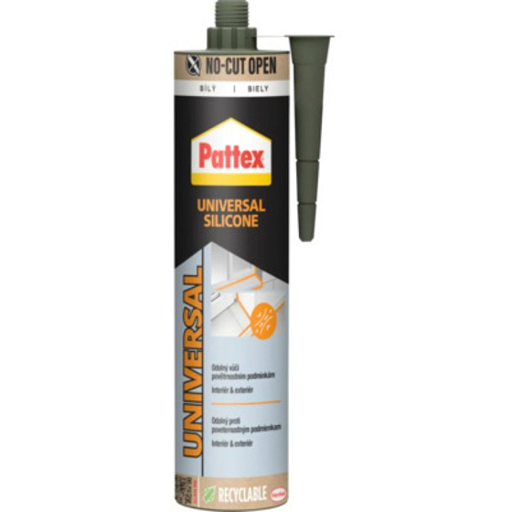PATTEX Univerzálny silikón, biely, 280 ml