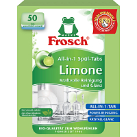 Frosch Eko All-in-1 Citrón tablety do umývačky, 50 ks