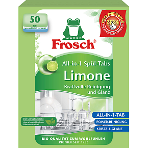 Frosch Eko All-in-1 Citrón tablety do umývačky, 50 ks