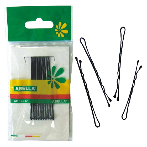 Abella Vlásenka čierna strednej 6 cm 10 kusov
