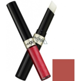 Max Factor Nailfinity Nudes rúž a lesk 08 tanned Rose 2,3 ml a 1,9 g