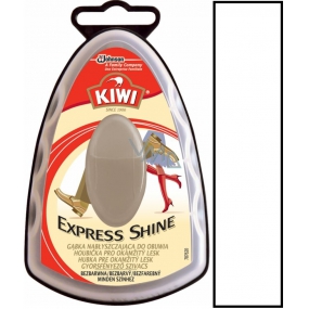 Kiwi Express Shine Bezfarebná hubka na obuv pre okamžitý lesk 7 ml