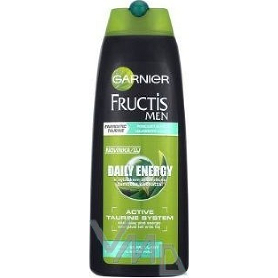 Garnier Fructis Men Daily Energy posilňujúci šampón pre silné vlasy 250 ml