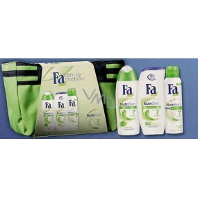 Fa NutriSkin Green Tea sprchový gél + deodorant sprej + telové mlieko, kozmetická sada