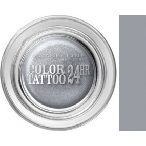 Maybelline Color Tattoo 24h očné tiene 50 Eternal Silver 4 g