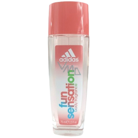 Adidas Fun Sensation parfumovaný dezodorant sklo pre ženy 75 ml