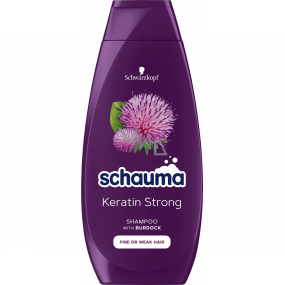 Schauma Keratín Strong posilňujúci šampón pre jemné alebo slabé vlasy 400 ml