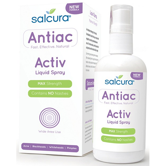 Salcura Antiac Activ Liquid protizápalový aktívny sprej pre aknóznu pleť 50 ml