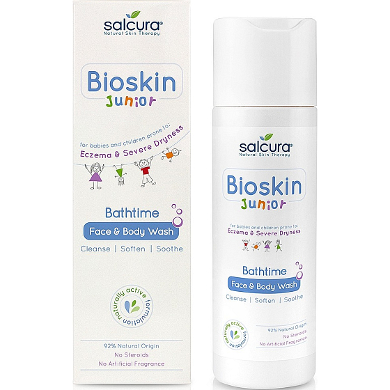 Salcura Bioskin Junior umývací gél na tvár a telo pre deti od 3 mesiacov 200 ml