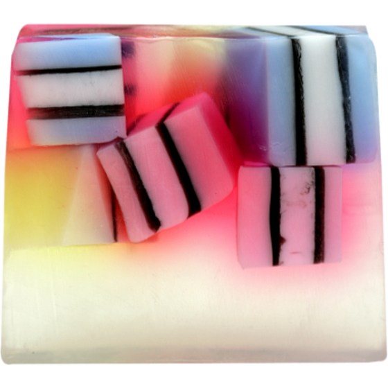 Bomb Cosmetics Sladké drievko - Candy Box Prírodné glycerínové mydlo 100 g